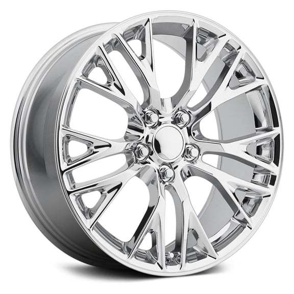 FR 22 18 inch Custom Alloy for C7 Zo6 Corvette Replica Wheel 18"x9.5" Chrome - Offset 57mm