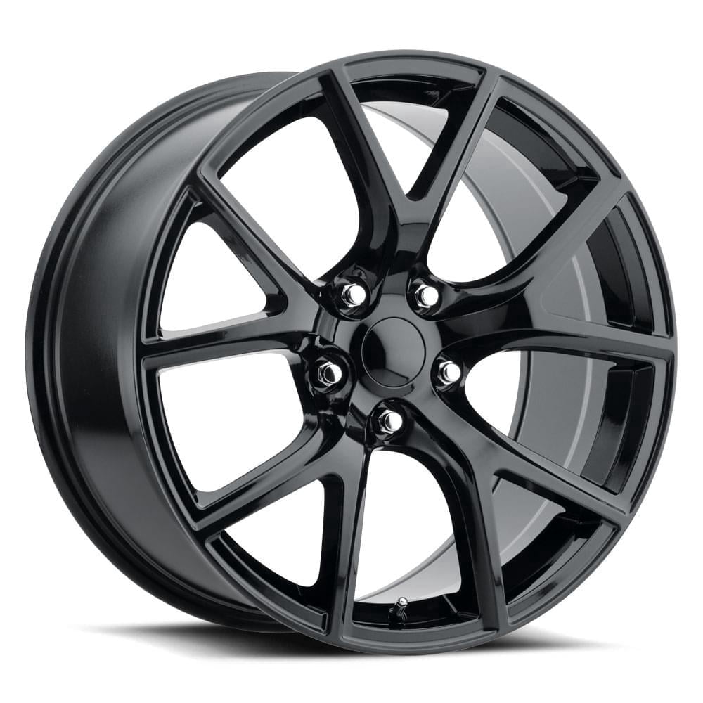 Hawk Rim New 20x9 Inch Wheel for Jeep Trackhawk FR 75 Style 20 inch Gloss Black ...