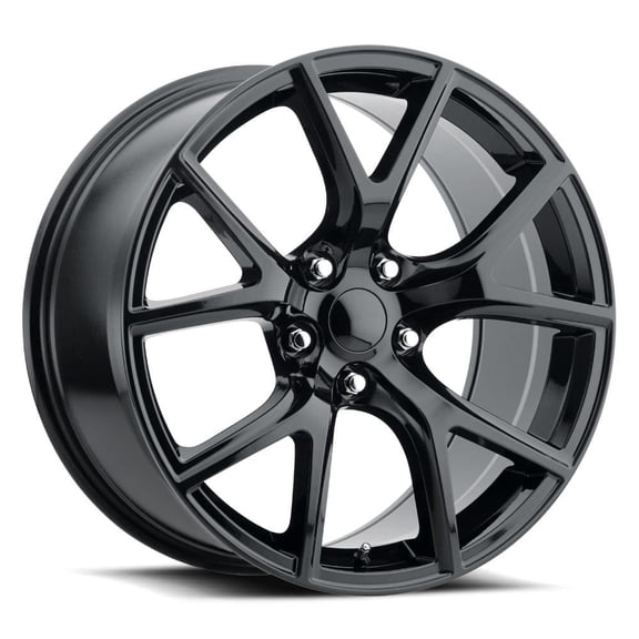 FR 75 20 inch Custom Alloy for Jeep Trackhawk Replica Wheel 20"x9" Gloss Black - Offset 35mm