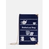 Free Assembly Women's Book Crossbody, Navy