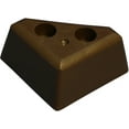 thumbnail image 1 of FR Brown Plastic Triangle shaped 1.25 Inch Leg For Sofas and Recliners, Set of 4, 1 of 3