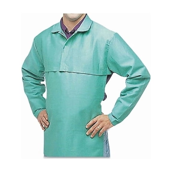 FR Cotton Sateen Cape Sleeves, Hook-and-Loop, X-Large, Visual Green