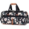 FR Fashion Co. 21" Canvas Duffle Bag with Shoe Compartment