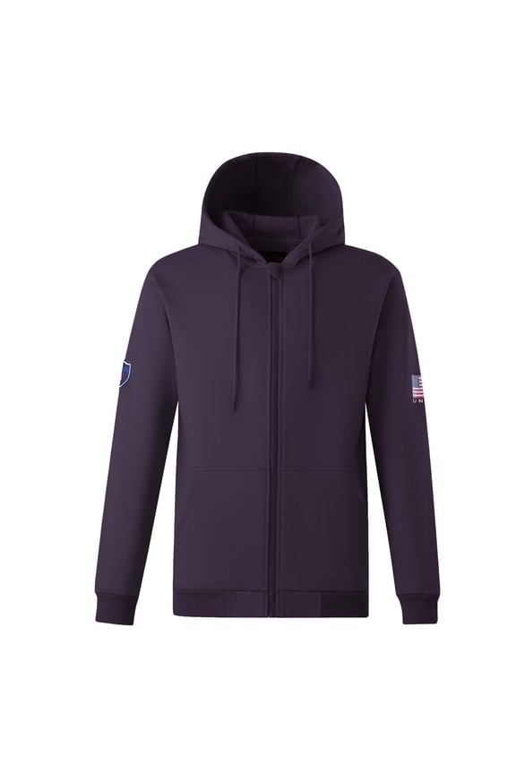 FR Shirts for Men Flame Resistant Zipper 12OZ Heavy Weight Long Sleeve Fleece 100% C NFPA2112/CAT2 Hooded Sweatshirt