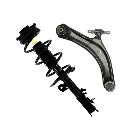 Front Right Lower Control Arm Ball Joint-Quick Complete Strut-Coil Spring Assembly For 2014 2015 Nissan Rogue Select AWD