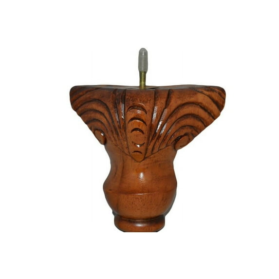 FR Recliner-Handles 6.5 Inch Queen Anne Ball and Claw Style Maple Leg for Couch Love Seat Ottoman