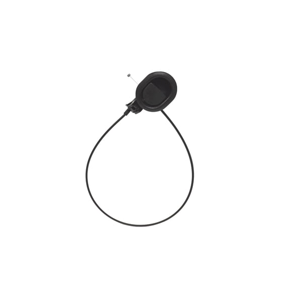 Replacement Flapper Handle 6mm Barrel 1.75" Exposed Wire, 37.25" Length