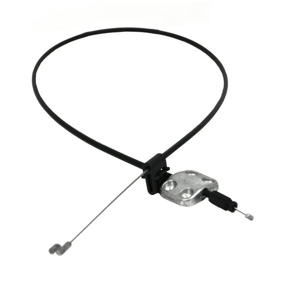 FR Replacement Recliner Handle Cable  5.25" Exposed Wire, Metal Bracket, 3mm Barrel, 37.25  Total Length with S-Tip