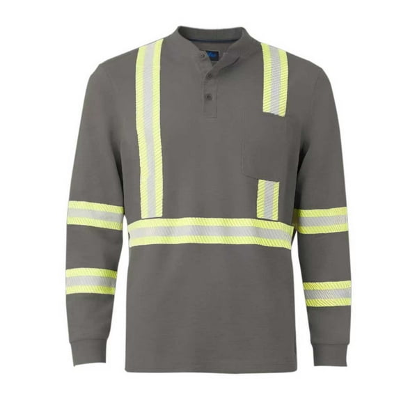 UNIFU FR Hi-Vis Shirts 7OZ Lightweight High Visibility Reflective Flame Resistant NFPA2112 100% C Welding Men’s Safety Shirt
