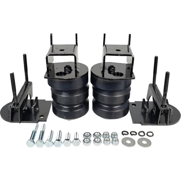 FR1504E Rear Suspension System Kit Compatible with Ford 2015-2025 F150 2WD 4WD SES Car Axle Enhancement King Ranch Lariat Limited Platinum Tremor XL XLT Bump Stop Helper Spring Leaf Pickup