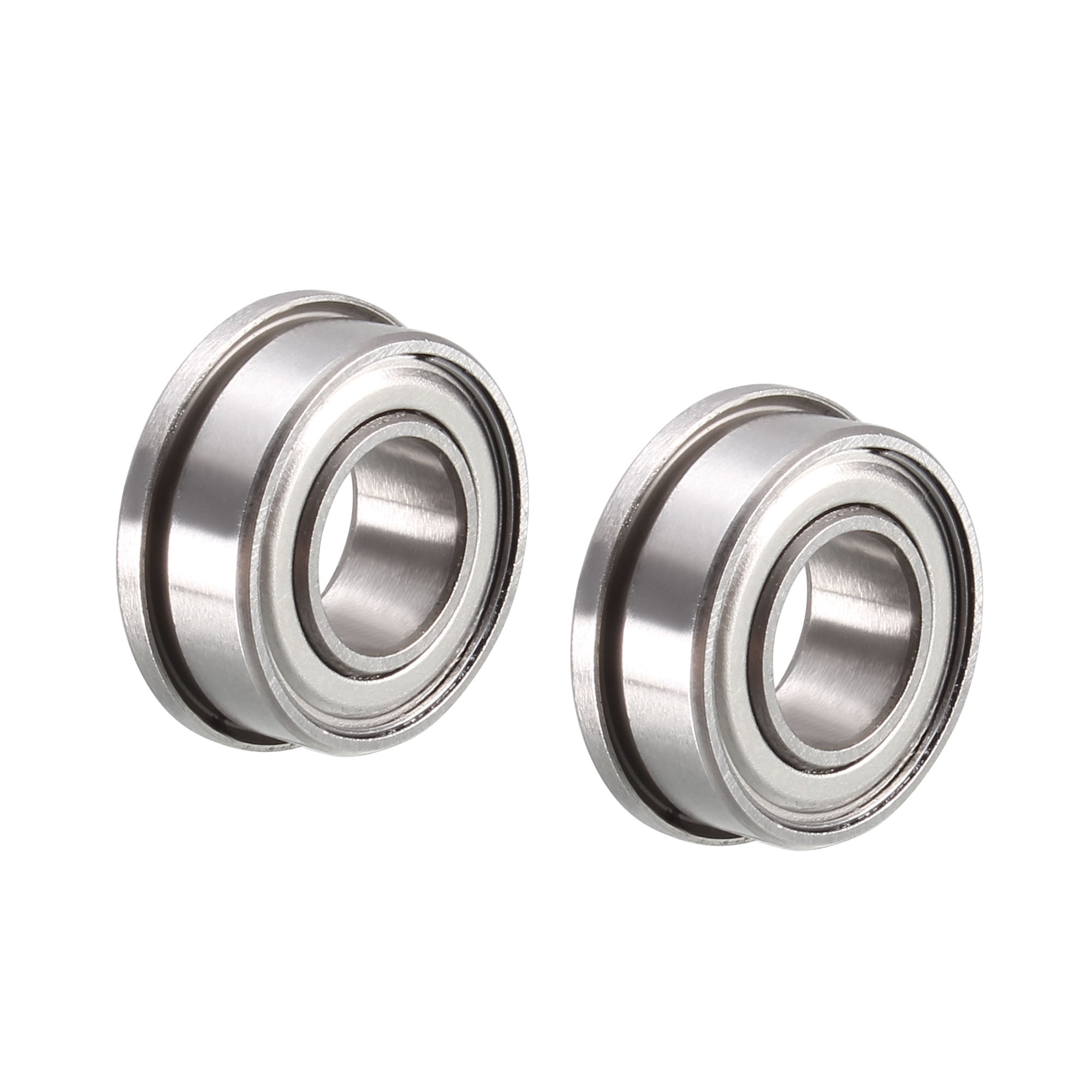 FR188ZZ Flange Ball Bearing 1/4"x1/2"x3/16" Shielded Chrome Steel Z2