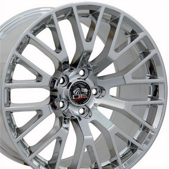 FR19C-19085-5450-35CPVD 19 x 8.5 in. Wheel Replica, PVD Chrome for Ford 2015 Mustang GT