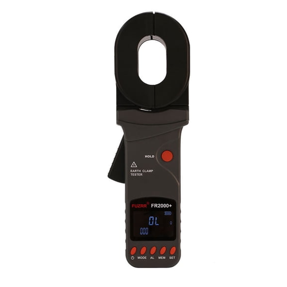 FR2000+-0.01-500ohm Clamp On Earth/Loop/GEO Resistance Tester/Meter Earth Ground Tester