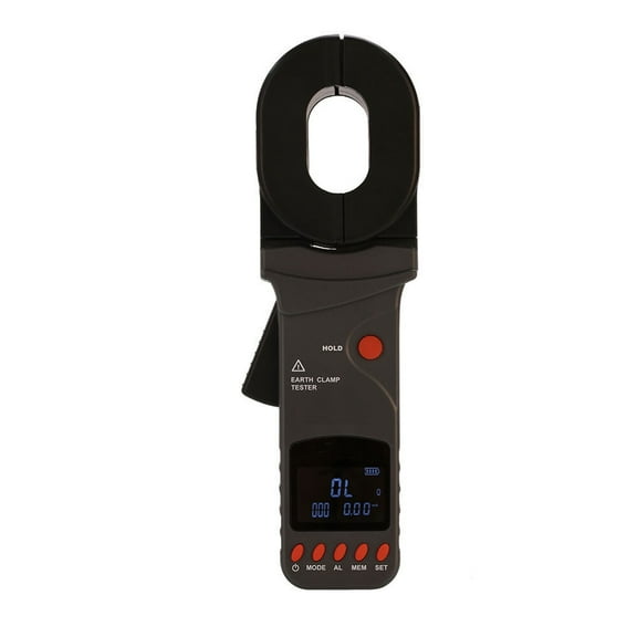 FR2000C+ Clamp Ground Resistance Tester Earth Clamp Meter Loop Resistance Tester Leakage Current Tester