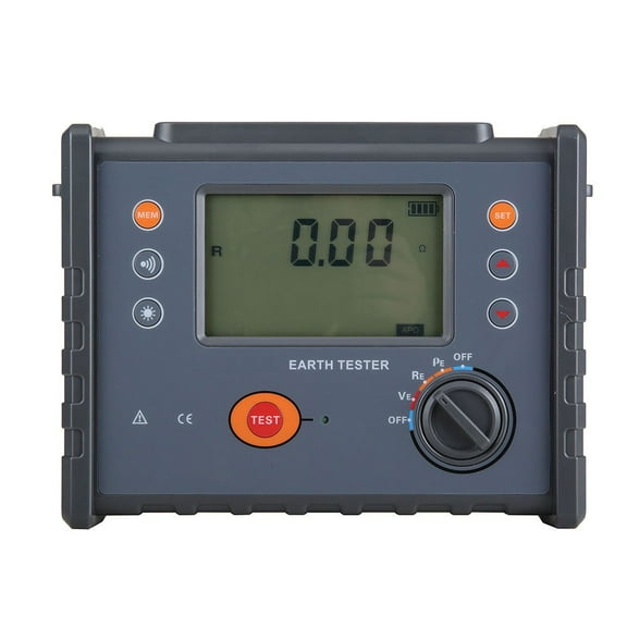 FR3010E Ground Resistance Soil Resistivity Meter Four-wire Grounding Resistance Tester The Soil Resistivity Tester