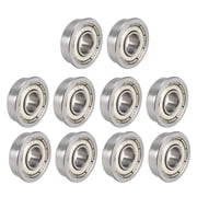 FR4ZZ Flange Ball Bearing 1/4x5/8x0.196 Double Metal Shielded (GCr15) Chrome Steel Bearings 10 pcs