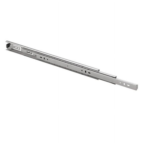 FR5000 Full Extension Drawer Slide - Zinc - 6 in. - Set of 1 - 100 lb Load Capacity