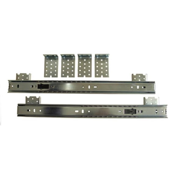 FR5060 20 ZC Fulterer 0.75 Extension Keyboard Slide - Zinc, 20 in.