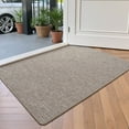thumbnail image 1 of FRABE Ultra Thin Door Mat for Entryway, Low Profile Non Slip Rubber Backing Indoor Doormat, Easy Clean Welcome Entrance Mat for Inside House, Patio, Khaki 20"x32", 1 of 10