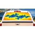 thumbnail image 1 of FRACTAL TRIP Rear Window Graphic back truck decal suv view thru vinyl, 1 of 3