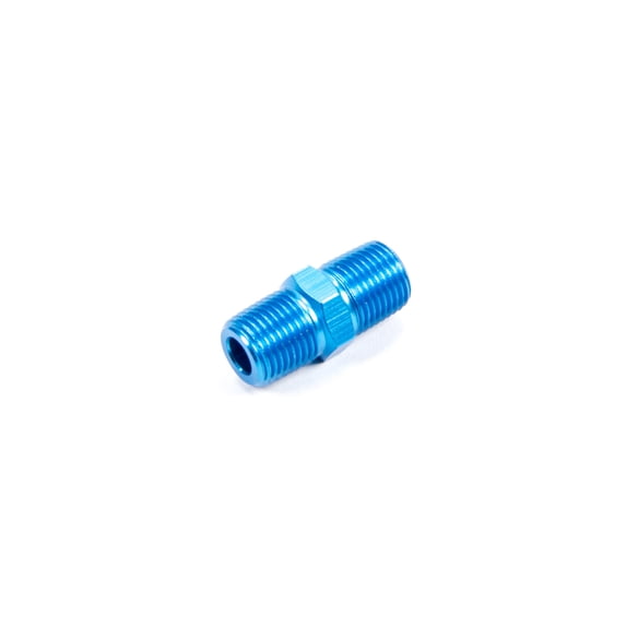 FRAGOLA 1/8 in NPT Male to 1/8 in NPT Male Aluminum Straight Fitting P/N 491101