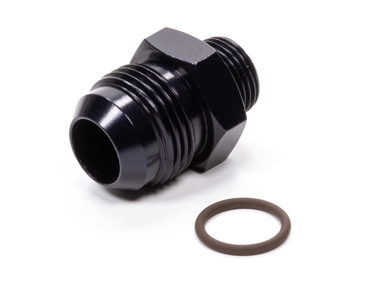 Fragola #12 x 3/4-16 (#8) Radius O-Ring Fitting Black 495122-BL Fragola #12 x 3/4-16 (#8) Radius O-Ring Fitting Black 495122-BL
