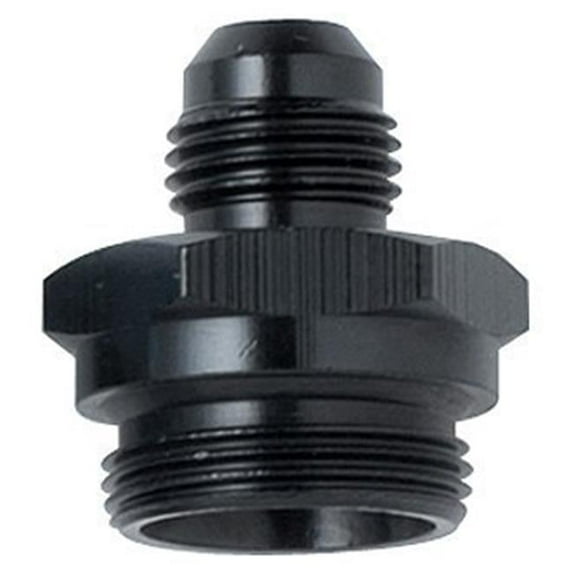 FRAGOLA 491951-BL AN-NPT Fittings and Components Male Adapter Fitting #6 x 9/16-24 Holley Blk