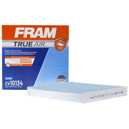 FRAM CV10134 TrueAir Premium Cabin Air Filter with N95 Grade Filter Media for Select Honda Vehicles