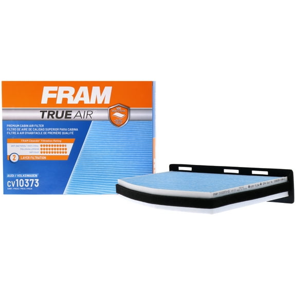 FRAM CV10373 TrueAir Premium Cabin Air Filter with N95 Grade Filter Media for Select Audi and Volkswagen Vehicles