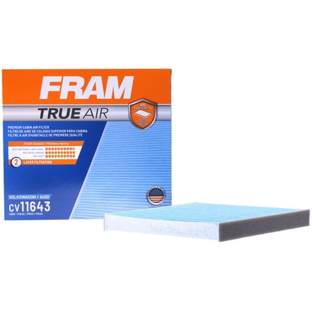 FRAM CV11643 TrueAir Premium Cabin Air Filter with N95 Grade Filter Media for Select VW and Audi Vehicles price history and forecast - FRAM CV11643