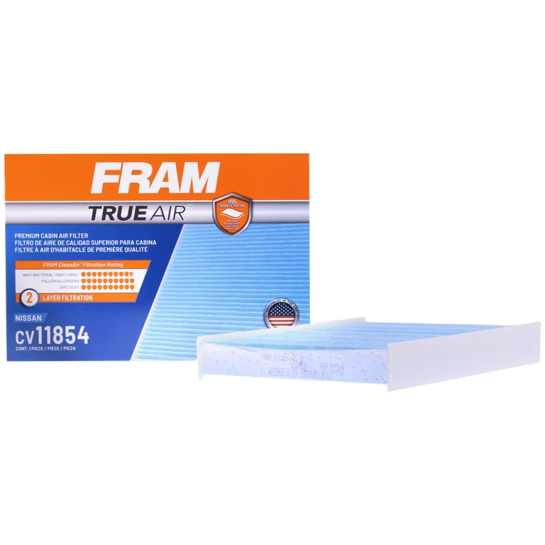 FRAM, Cabin Air Filter, CV11854, TrueAir Premium Blue - Walmart.com