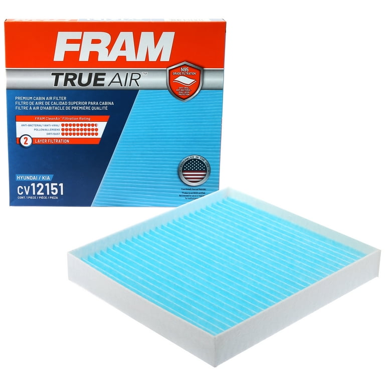 Fram febreze cabin air filter top