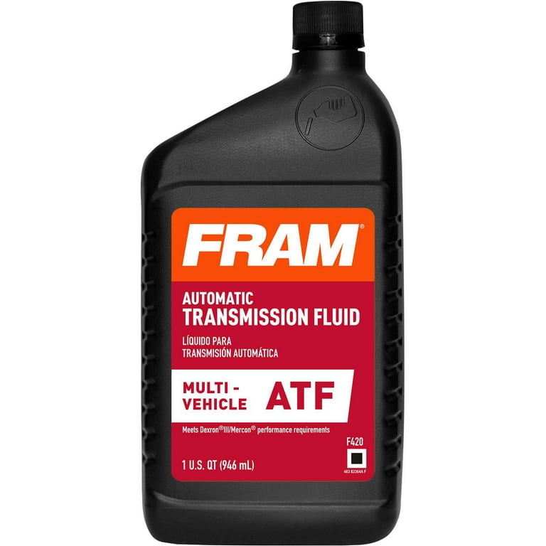 FRAM Dexron III/Mercon Multi-Vehicle Automatic Transmission Fluids, 1 Quart  