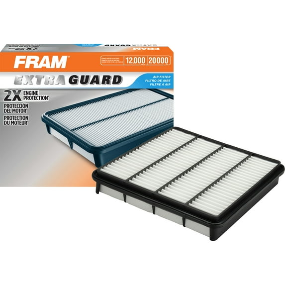 FRAM Extra Guard Air Filter, CA10343, 12K Mile Protection Replacement Engine Air Filter
