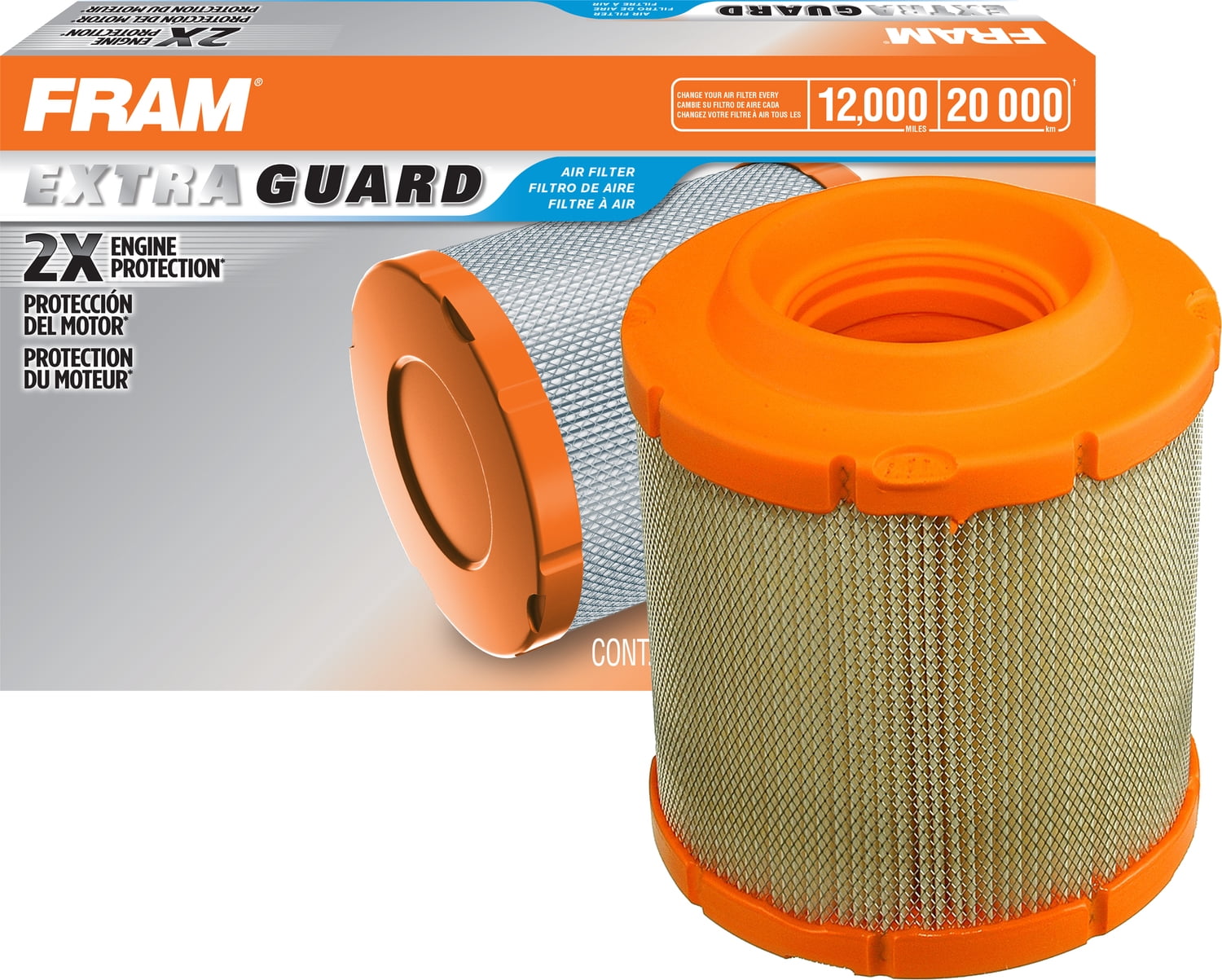 FRAM Extra Guard Air Filter, CA8805 for Select Chrysler, Dodge and