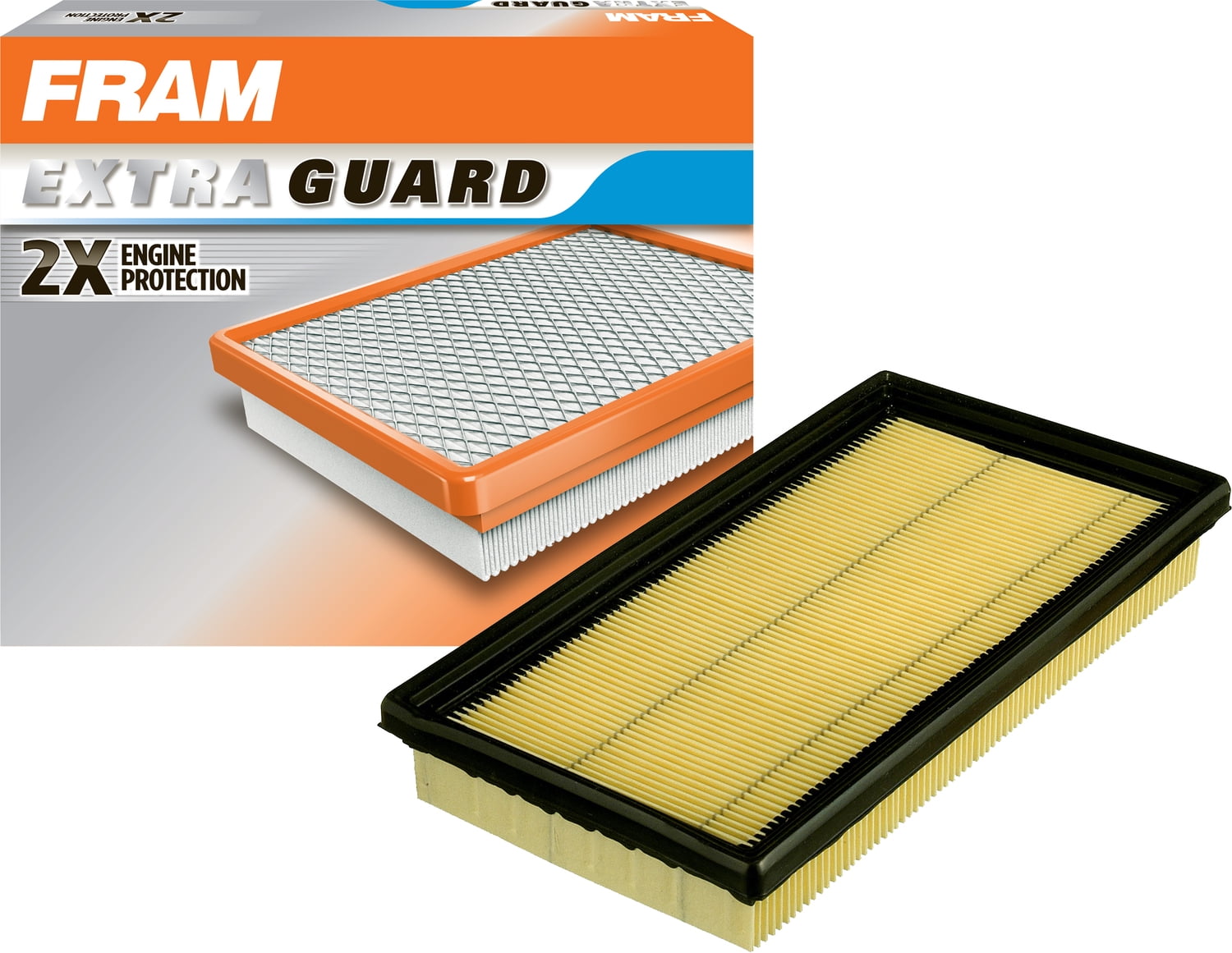 FRAM Extra Guard Air Filter, CA9277 for Select Kia Vehicles Fits select: 2001-2005 KIA RIO