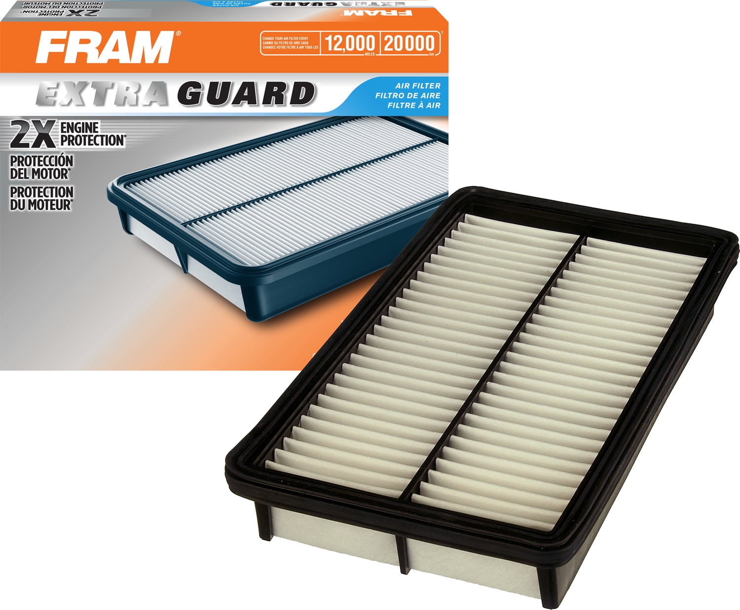 FRAM Extra Guard Air Filter, CA9669 for Select Mazda Vehicles Fits