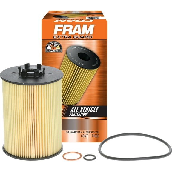 FRAM Extra Guard Filter CH10530, 10K mile Change Interval Oil Filter Fits select: 2006-2008 BMW 750, 2007-2010 BMW X5
