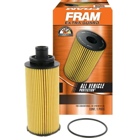 FRAM Extra Guard Filter CH12069, 10K mile Change Interval Oil Filter Fits select: 2016-2022 CHEVROLET COLORADO, 2016-2022 GMC CANYON