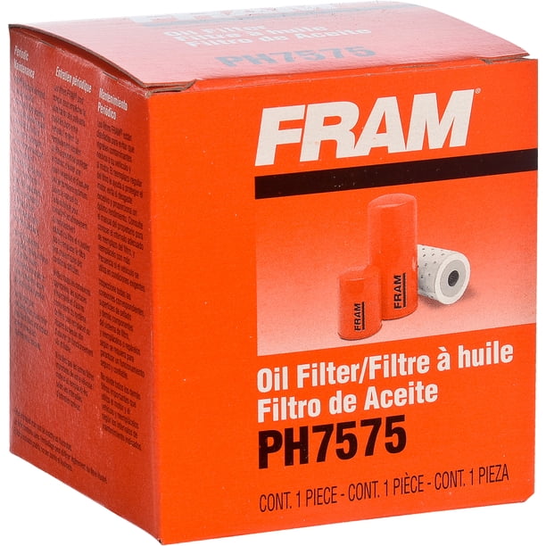 FRAM Extra Guard H.D. Filter PH7575, 10K mile Change Interval Oil