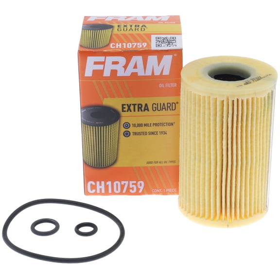 FRAM Extra Guard Oil Filter, CH10759, 10K mile Filter for Select Volkswagen Vehicles