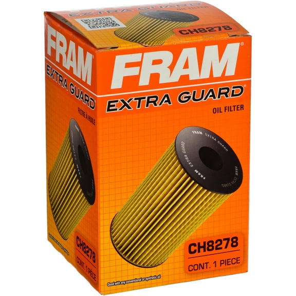 FRAM Extra Guard Oil Filter, CH8278, 10K mile Filter for Porsche Vehicles