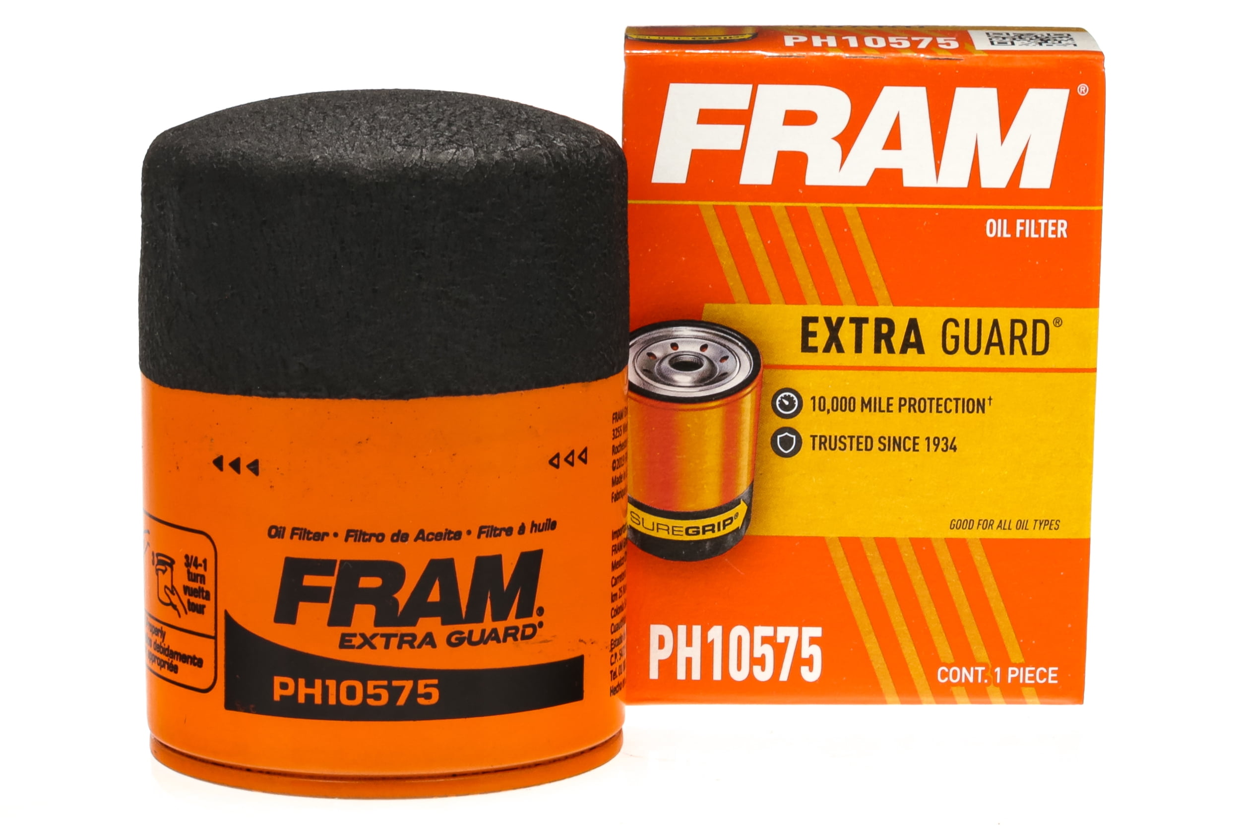 FRAM Extra Guard Oil Filter, PH10575 Fits select 20142024 CHEVROLET