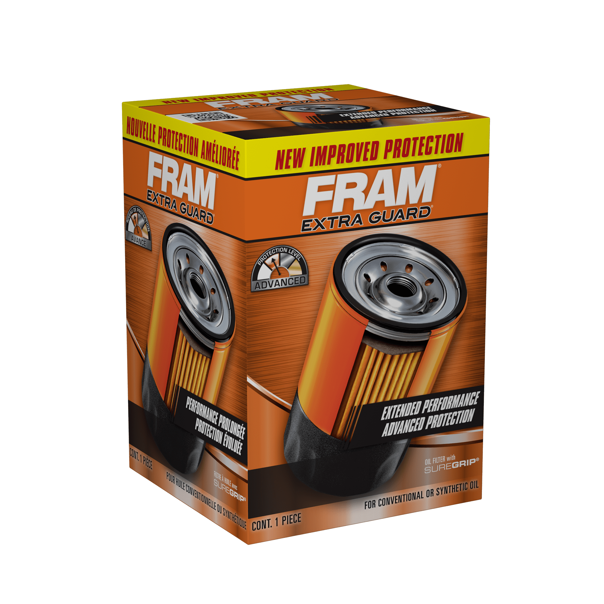 FRAM Extra Guard Oil Filter, PH3593A (2Pack) Bundle