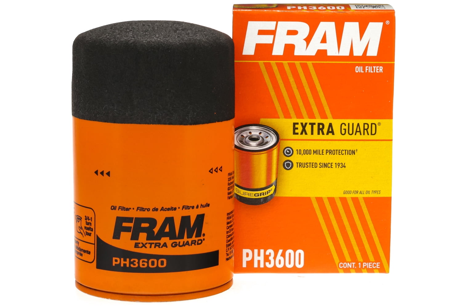 FRAM Extra Guard Spin-On Oil Filter PH3600 FRAM Extra Guard Spin-On Oil Filter PH3600