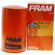 FRAM Extra Guard Oil Filter, PH3976A, 10K Miles, Replacement Oil Filter Fits Select Vehicles