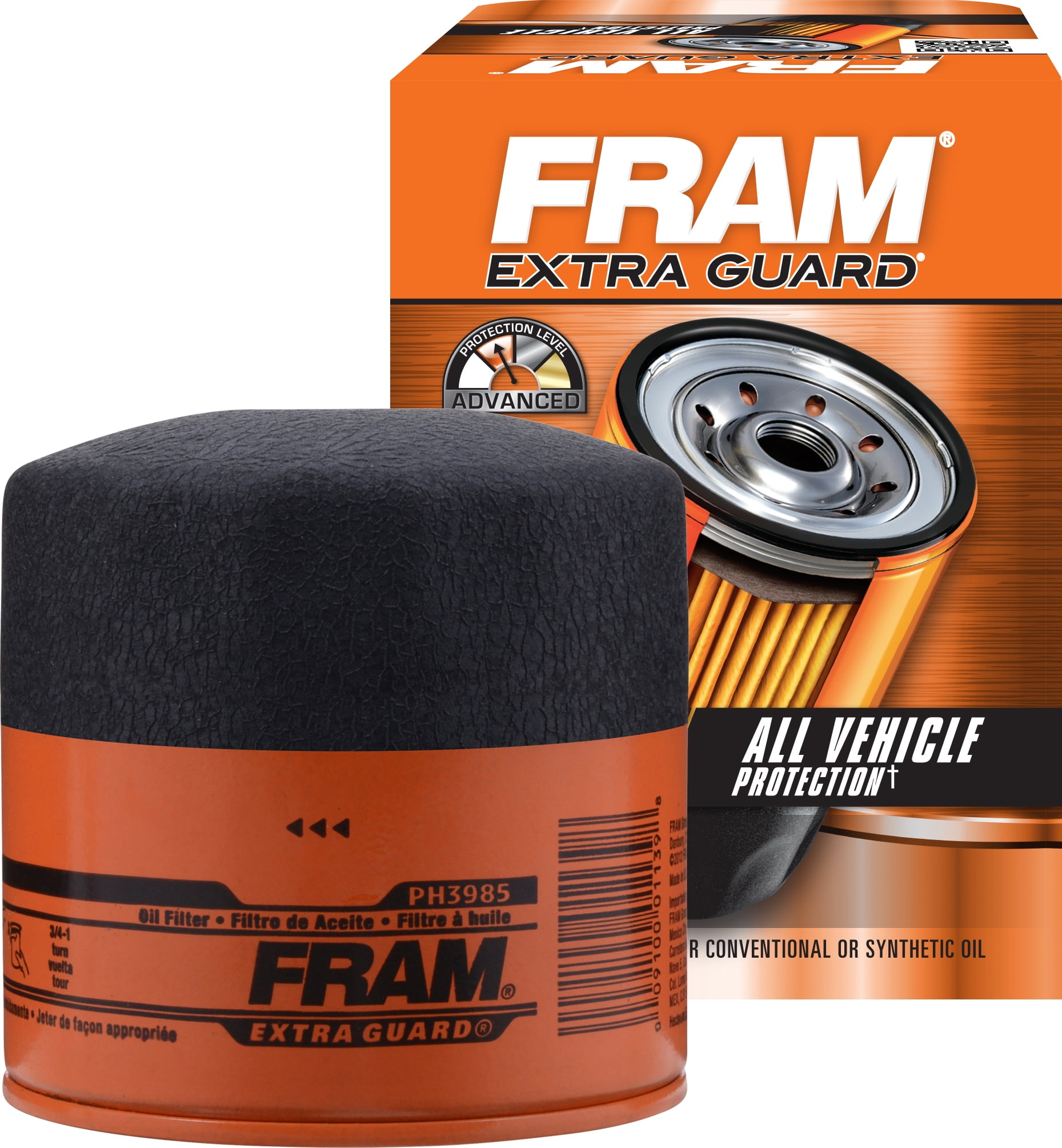 FRAM Extra Guard Oil Filter, PH3985 for Select Dodge, Eagle, Jeep