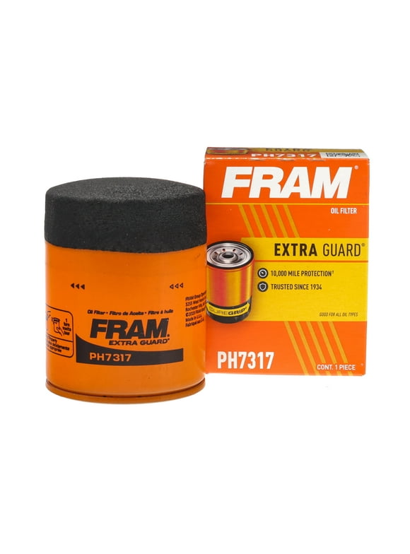 FRAM Extra Guard Oil Filter, PH7317, 10K mile Replacement Oil Filter