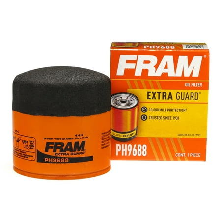 FRAM Extra Guard Oil Filter, PH9688, 10K mile Filter for Select Hyundai Vehicles