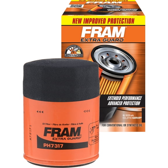 FRAM Extra Guard PH7317 Silicone Anti-Drainback Valve Motor Oil Filter